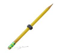 Genérico Threaded Pencil Fidget - Calming Textured Writing Tool | Stress Relief And Focus Penciil Students | Portable Fidget Adults, Kids At Home, School, Or Travel, Sensory-Friendly Stationery
