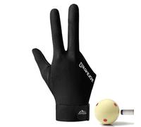 Generico Three Finger Pool Gloves - Sports Pool Gloves | 3 Finger Left/Right Hand - Universal Size for Cue Shooters