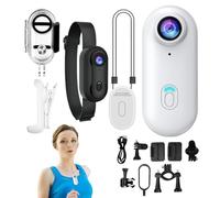 Genérico Thumb Action Camera - Personal Action Camera | Small Portable Vlogging Device, Compact 1080P for Sports Motorcycle Gym Hiking Travel Pets