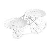 Genérico Tiered Serving Stand | Elegant Two Tier Tray - Cupcake Display & Service, Birthday, Buffet Weddings, Afternoon Tea, Social Meetings, Festive Dinners