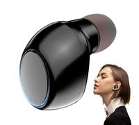 Genérico Tiny Earbuds Wireless,Einohr-Wireless-Ear Earbuds,Unsichtbare In-Ear Earbuds,Ergonomischer Mini-, Unsichtbarer,Kabelloser,Schnelle Kopplung Mit Langer Akkulaufz
