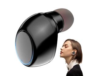 Genérico Tiny Earbuds Wireless,Einohr-Wireless-Ear Earbuds,Unsichtbare In-Ear Earbuds,Ergonomischer Mini-, Unsichtbarer,Kabelloser,Schnelle Kopplung Mit Langer Akkulaufz