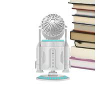 Generico Tischventilator - Verstellbarer Tischventilator | Leise 5000 U/min Mit Leichtem, Rotierendem Luftzirkulator In Raketenform Zur Kühlung Am Arbeitsplatz, Zu Hause, In Der Schule, Im Wohnzimmer