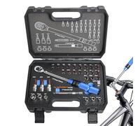 Genérico Torque Wrench for Bicycle, 1/4 Inch Adjustable Drive - Bit Kit for Bicycle Torque Wrench | for Safety and Tightening Checks