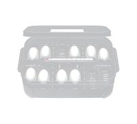 Generico Tortoise Egg Incubator - ABS 6.3 inch | Egg Holder for Fridge with 12 Grids Reptile Hatchery Box, Amphibians, Snake, Lizards | Refrigerator Egğ Drawer | Hibernation Incubation Tray