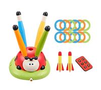 Generico Toss Ring Game Laybug Toy Launcher, Outdoor Play Set | Physical Activity Garden Kit, Interactive Coordination Skills Builder, Entertainment for The P