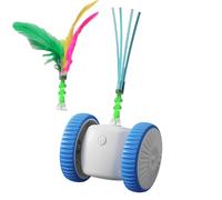 Genérico Toy for Cats on the Move, Intelligent Motion Activated with Feathers to Play | Kitten Toy with Simulation for Entertainment, Exercise and Boredom in INT