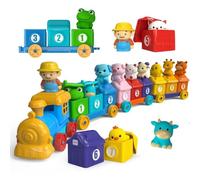 Genérico Train Toy | Interactive Learning Color Matching - Finger Puppets for Sorting Numbers | for Home Preschool Daycare Playroom Travel Birthday