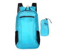 Genérico Travel Backpack: Waterproof Package, Breathable 20 Litres, Multi-Purpose Transport Solution | Travel Gym School Cycling Mountaineering Beach Airplane University Campus Adventure, Lake Blue