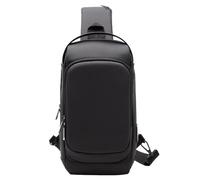 Generico Travel Shoulder Bag - Chest Chest Unit - Integrated Charging Interface Design, Multi-Pocket Storage, Compact Solution for Urban Transportation | For Business