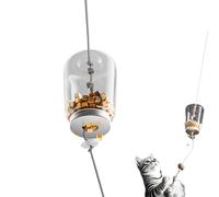 Genérico Treat Toy Dispenser for Cats - 3.94 x 2.36 x 2.36 Inches Interactive Treat Dispenser for Cats | Treats Toys | Smart Feeders, Games