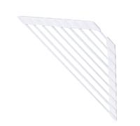 Genérico Triangular Folding Dish Drying Rack, Non-Slip - Kitchen Drainer for Mounting on the Sink, for Home Residence Apartment Rent Kitchen Restaurant