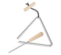 Generico Triangular Percussion Instrument | Steel Musical Triangle | Steel Triangle Percussion Bell for Classroom Music and Morning Education