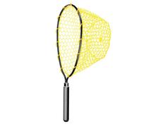 Generico Trout Net - Floating Landing Net, Water Equipment, Tool with Wooden Handle | Fly Catch Release Holder for Fishermen