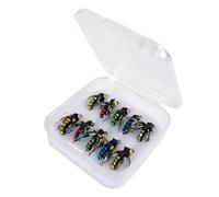 Genérico Trout Spoons Kit - Fly Fishing Lure Set | Realistic Design Short Rod Bait | Barbed Catcher | Freshwater and Saltwater Jigs Accessories