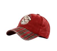 Generico Trucker Cap - Snapback Mesh Hat Santa Reindeer Festive Embroidery | Adjustable Baseball Hat, Party Headwear, Christmas Inv Graphic