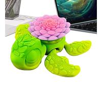 Generico Turtle Statue | Luminous Turtle in the Dark with 3D Print - 3D Animals Playing Stress Relief for Home Decoration Birthday Gift Man Woman
