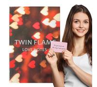 Generico Twin Flame Tarot, Love Notes Tarot, Oracle Cards Deck, Fate Divination Cards, Tarot Fortune-Telling, Twin Flame Cards, Love Divination Deck, Twin Flame Fortune-Telling, Tarot Card Game