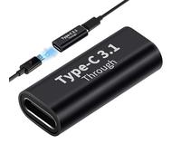Genérico Type-C Female to Female Adapter | 10G Quick Charge Type-C Connector | Computer Accessories for Office, Home, Travel, Desk and Outdoor