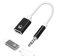 Genérico Type C to 3.5mm Stereo Cable: Type C Flat Head Headphone Adapter Male Converter Compact Audio Cable for Answering Calls, Music, Travel and Daily Use