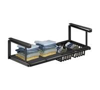 Genérico Under Shelf Storage,Extendible Shelf Without Drill,Hanging Shelf Under Cabinet - For Home Home Kitchen Bathroom Closet Wardrobe Pantry Laundry Bedroom