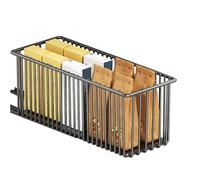 Generico Under Sink Pull Out Organizer - Sliding Wardrobe Basket Cup Holder, Sturdy 2 Tier Drawer Organizer, Easy Glide Traction Shelves, Save