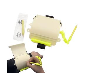 Generico Underwater Writing Board - 13.2 x 12.3 cm Yes in the Dark, ABS Nylon | Underwater Communication Board | Waterproof Safety Wordpad with for Diving Snorkelists U