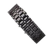 Generico Unisex Watch Proof Bracelet Digital-Watch-Watch- - - Red Display, Stylish Black Design for Men and Women, Black, blue light, Please refer to description