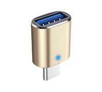 Genérico USB Adapter - Charge Rapide | USB-A Type-C Cable for Voiture, Ordinateur Portable, PC, Chargeur and Power Bank - USB Adaptateur Compatible Données et Alimentation