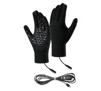 Generico USB Heated Gloves, Electric Winter Gloves Touchscreen with Heating | Warm Non-Slip 3 Modes for Cold Use, Ideal for Running, Driving Skiing and Snowboarding