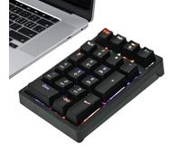 Genérico USB Numeric Keypad | USB Compact Mechanical Keyboard - 21 Keys Rechargeable Numeric for Financial Accounting - for Laptops, Desktops and