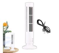 Genérico USB Tower Fan - Innovative Design, Effortless Installation, Table Powered, Portable Desk Bar Air, Strong Vent | Multipurpose Outdoor Indoor Utility Stable Cute