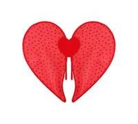 Genérico Valentine Costume Wings - Bright Wings | Sexy Accessory for and Women's Costume | Performance Prop for Adults Kids | Lightweight and Festive