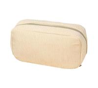Generico Velvetoy Case - Capacity Corduroy Bag | Multifunctional Stationery Sovereign Organizer Organizer for Teenage Boys for Adults Adults, Cream Colored, riferimento alla descrizione, Please