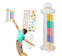 Generico Vertical Jump Meter - ABS 36 x 20 x 11.5 cm | Adjustable Elevation Test Rod | Evaluation for Children Development Motor Skills School Sports Home Training