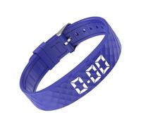 Genérico Vibrating Bracelet Alarm Clock - Silent Adjustable Strap | USB Rechargeable LED Display | Unisex Portable Sports Watch Reminder Daily Men Women, , Consulte la descripción
