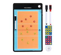 Generico Volleyball Training Board - Foldable, Match Notes Organizer, Diagram Designer, Portable Dni Functionality Session Tool đi Training