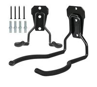 Genérico Wall Mount for Garden Tools | Black Anti-Corrosive | Garden | Multipurpose Hook Holder as Space Saver for Organizing Workshop Garage and Storage