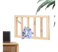 Generico Wall Mounted Coat Rack - 360 Rotating Wooden Organiser - Wall Organizer for Clothes and for Towels Bags Hats Keys Entrance Living Room Bedroom Home Office Apartment
