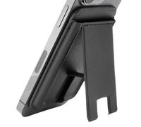 Generico Wallet Stand For Phone 17/16/15/14/13/12 - Magnetic Phone Stand With 3 Viewing Angles & 2 Cards Holder, Black/Brown, Black, Please refer to the description, Please refer to description