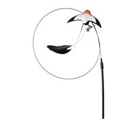 Generico Wand Toys for Cats, Swallow Design Enrichment Game | for Cats with Rattle | Post-Meal Activity Preventive Mental Stimulation Boredom for Home Bedroom