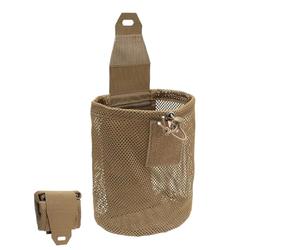 Generico Waste Bag | Multipurpose Foldable Mesh Quick Release Large Capacity | Folding Organizer with Belt Drawstring, Utility Recovery Tool for Hiking, Att, Khaki, riferimento alla descrizione