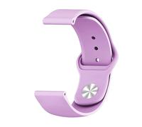 Genérico Watch Strap Compatible with Samsung Xiaomi Garmin Huawei 22MM Button Light Purple
