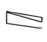 Generico Water Bottle Stopper, Metal Pressure Hanger, Horizontal Organizer Lids, for Kitchen, Fridge Pantry Table Office Desk Shelf