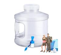 Generico Water Containers | 7.5L Transparent Leak-proof Drinks Containers | with Outdoor Tap | for Hiking, Traveling with Backpack, Camping, Beach, Garden and Terrace
