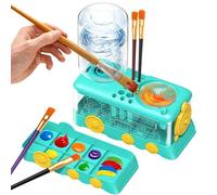 Genérico Watercolor Brush Cleaner,Full Running Water Circulation | Rinse Container Cleaner Tool - For Beginners, Adult Artists & Classrooms