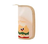 Genérico Waterproof and Foldable Vertical Makeup Bag | for Lipstick Brush Travel Bathroom Hotel Outdoors Camping Getaways Gym, khaki, Consulte la descripción, See description