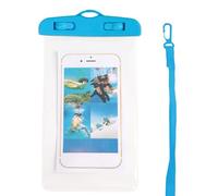 Generico Waterproof Cover for Phone, Transparent Bag with Touchscreen | Bag for Smartphone Cycling | Cruise Running Camping Diving Beach Swimming Kayak Training, blue, Please refer to the description