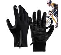 Generico Waterproof Cycling Gloves | Soft Touch Screen Warm Gloves | Reinforced Outdoor Mittens | for Cycling Skiing Hiking Camping Commuting Winter