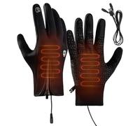 Genérico Waterproof Heated Ski Mittens,Waterproof Ski Mitts,Heated Gloves and USB Charging | Mittens for Outdoor Enthusiasts, Hand Warmer for C